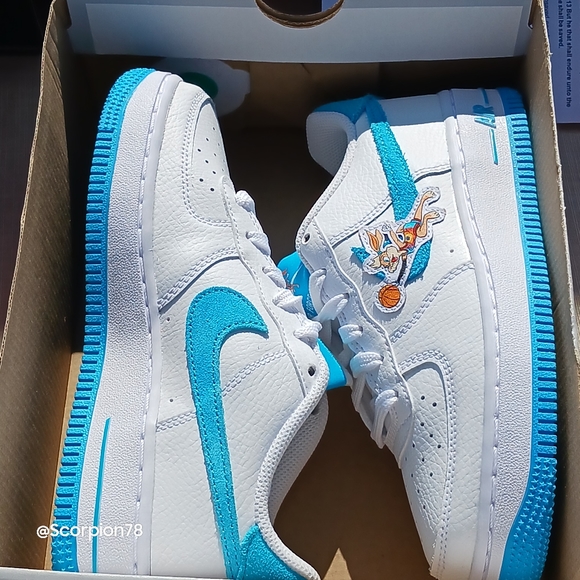 Nike Other - Nike Air Force 1 "07 GsX Space Jam 'HARE' Shoes Size 3.5 Youth/5 Women